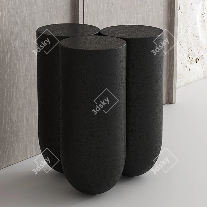 Luxury 3D Wall Panel Set 3D model image 4