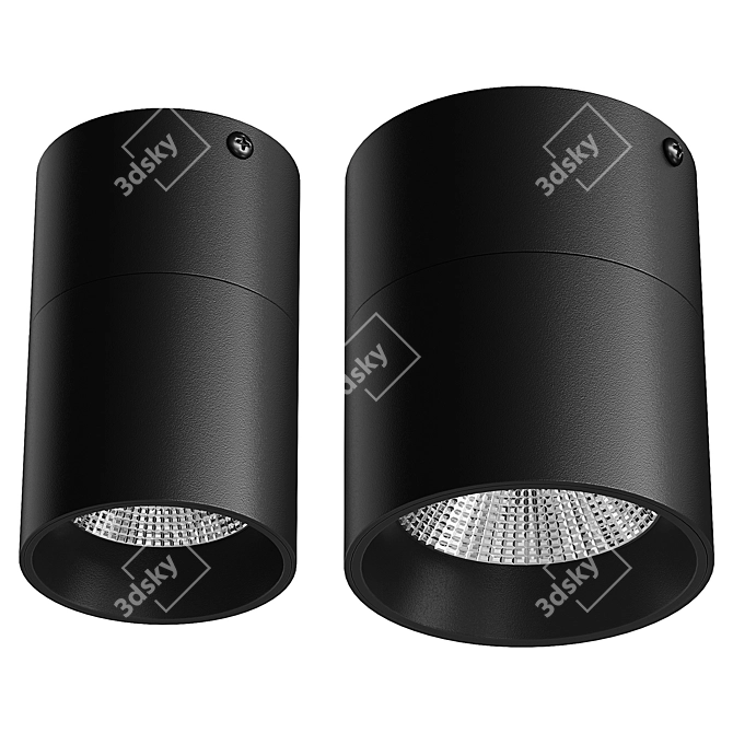 Modern LED Downlight Spot 3D model image 1