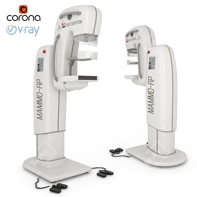 Advanced Digital Mammography System. 3D model image 1