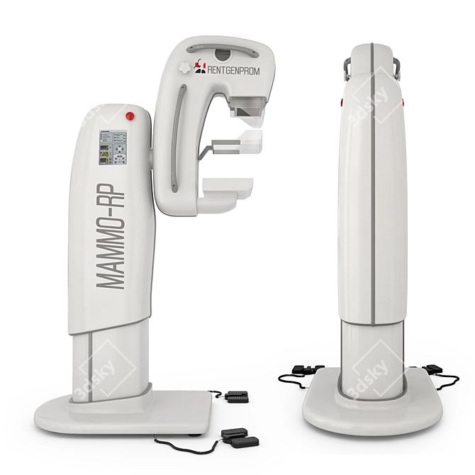 Advanced Digital Mammography System. 3D model image 3