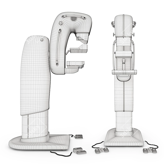 Advanced Digital Mammography System. 3D model image 12