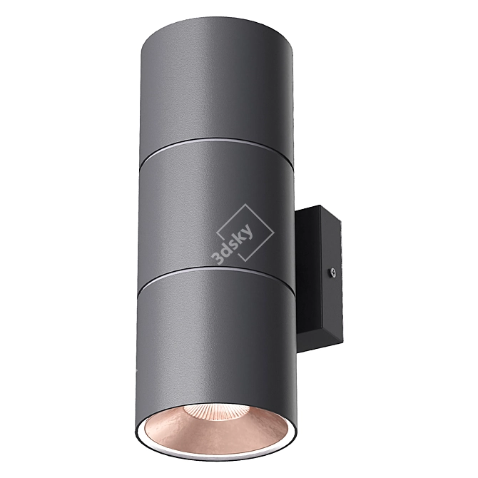 Modern Outdoor Up Down Light 3D model image 3
