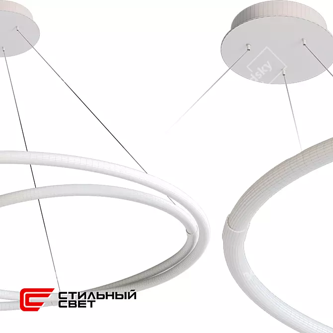 Delores LED Pendant Light 3D model image 3