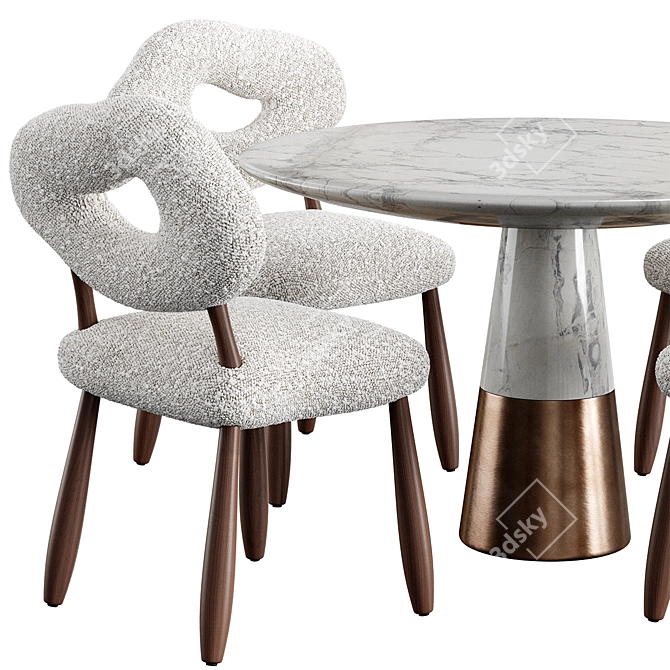  Sky Chair Mystique Marble Table 3D model image 3