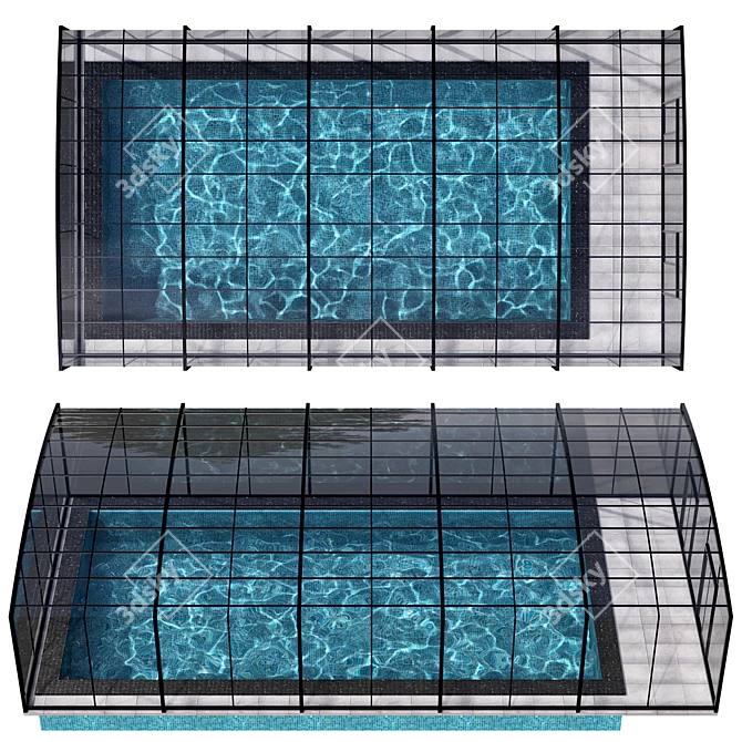 Caustics Pool No102 Render Ready 3D model image 2