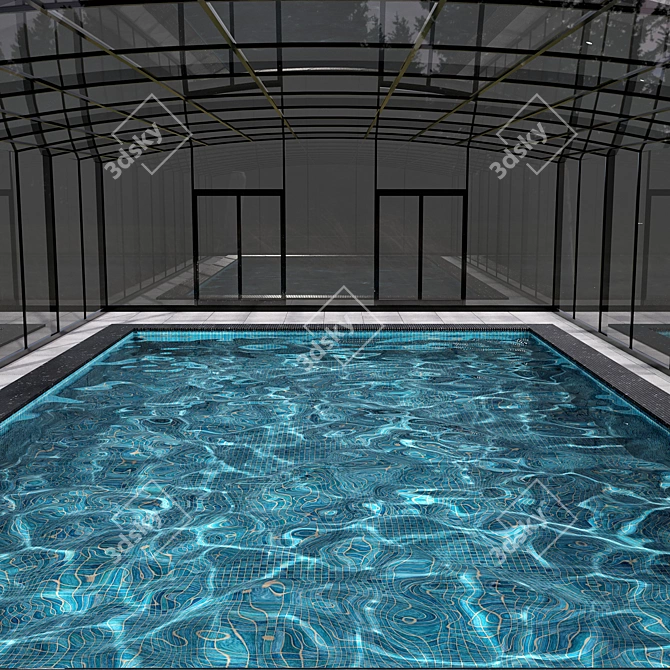 Caustics Pool No102 Render Ready 3D model image 3