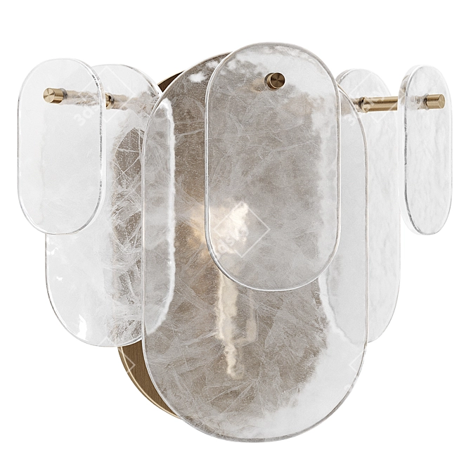 Crystal Accent Wall Sconce 3D model image 3