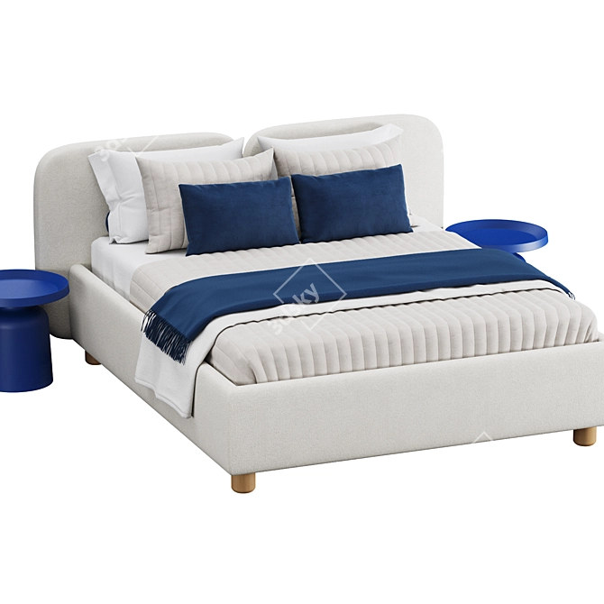 Venta Bed Set, divan.ru 3D model image 3