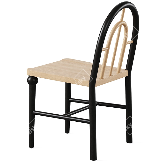 Chic Fern Dining Chair by Anthropologie 3D model image 3