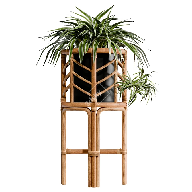 Large Planter with UV Unwrap 3D model image 4