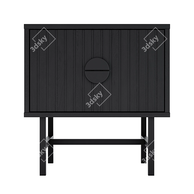 Sweeek Bazalt Bedside Table 3D model image 2