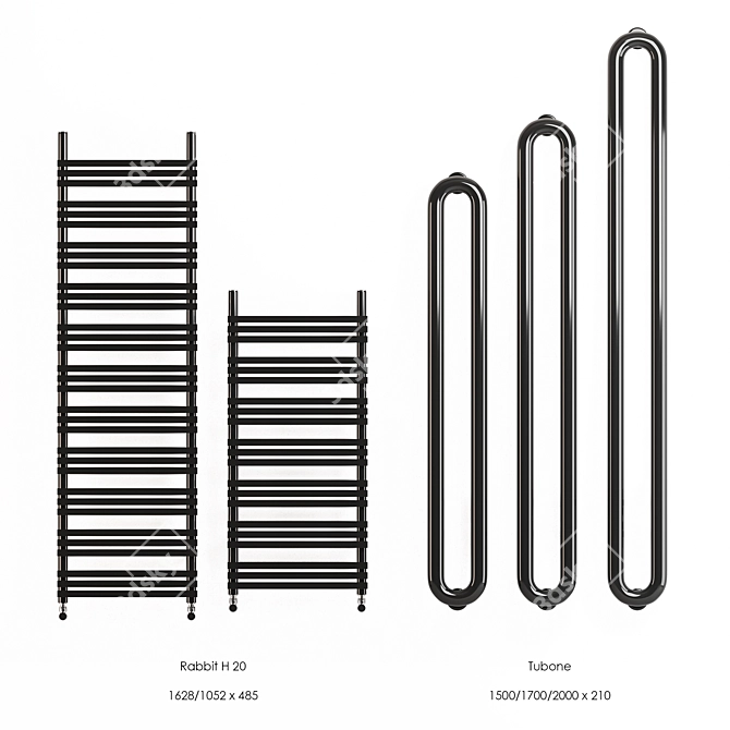 Antrax Towel Warmers Collection 3D model image 6