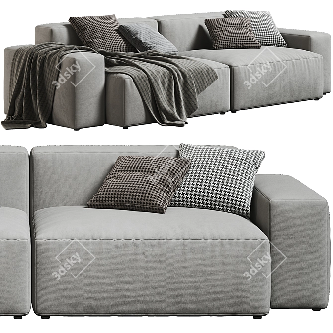  Jesse Daniel 2-Seater Sofa 3D model image 1