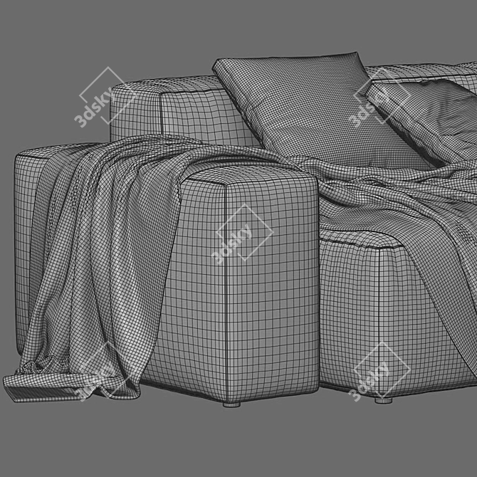  Jesse Daniel 2-Seater Sofa 3D model image 4