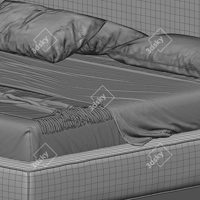 Eldridge Bed 3D Model Rendered 3D model image 3