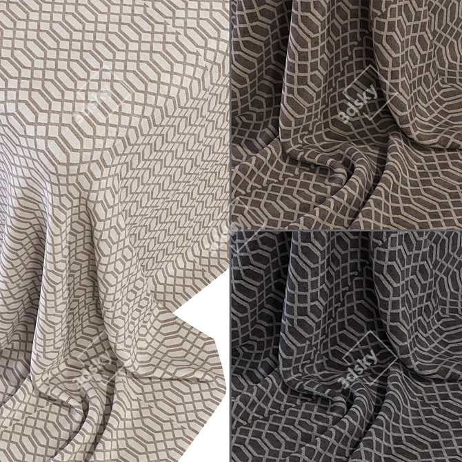 Tyrone №26 Fabric Collection 3D model image 1