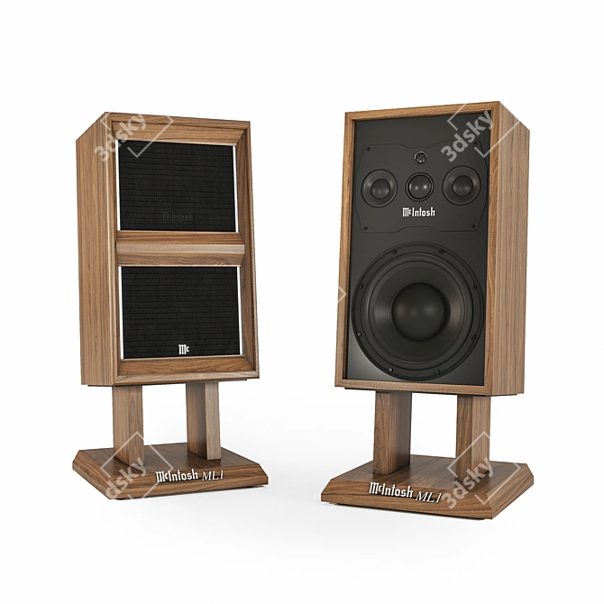 McIntosh ML1 Vintage Loudspeaker Glory 3D model image 1