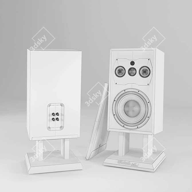 McIntosh ML1 Vintage Loudspeaker Glory 3D model image 5