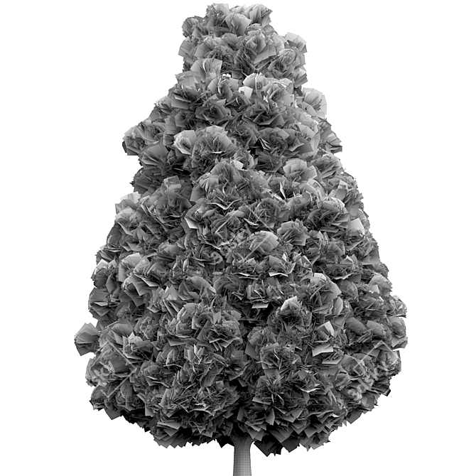  Exquisite Bush Tree 035 3D model image 2