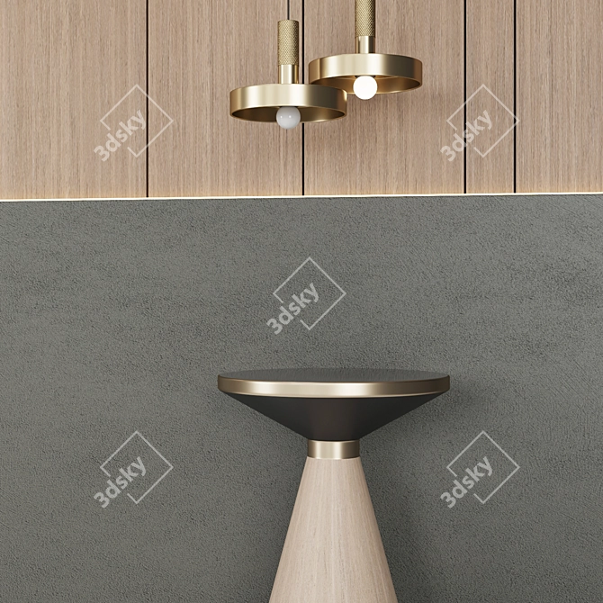 Decorative Wall Panel, Modern Design 3D model image 1