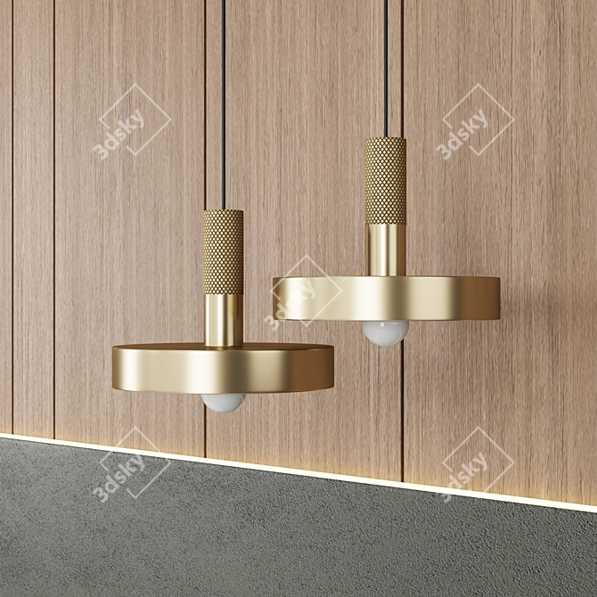 Decorative Wall Panel, Modern Design 3D model image 2