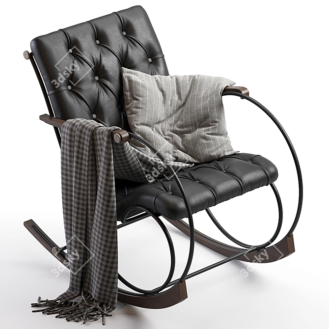 Elegant Chester Resting Armchair 3D model image 2