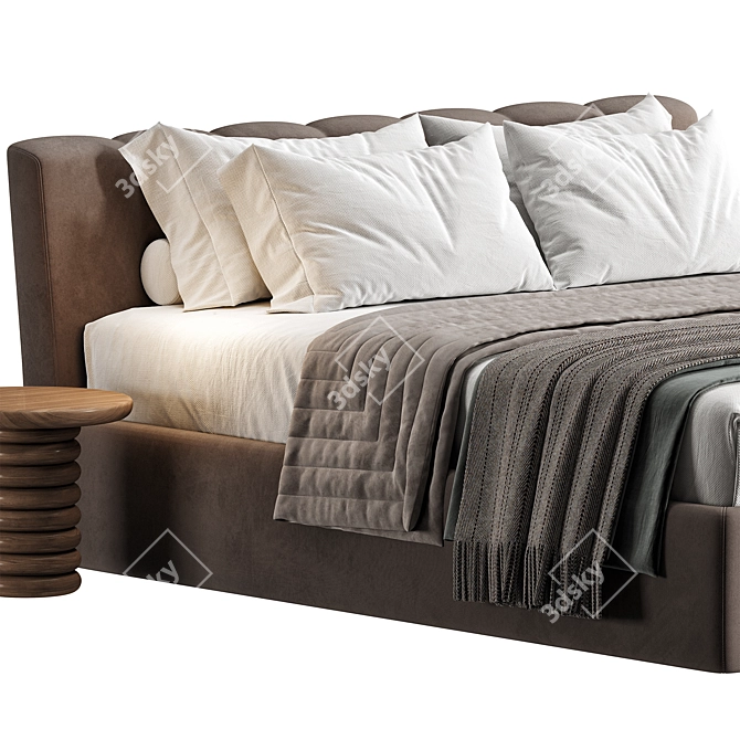 Modern NORMA Bed Furniture 3D model image 6