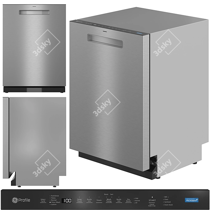 GE Smart Appliance Collection Bundle 3D model image 5