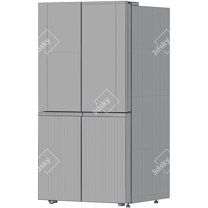 Bespoke Samsung Refrigerator Collection 3D model image 8