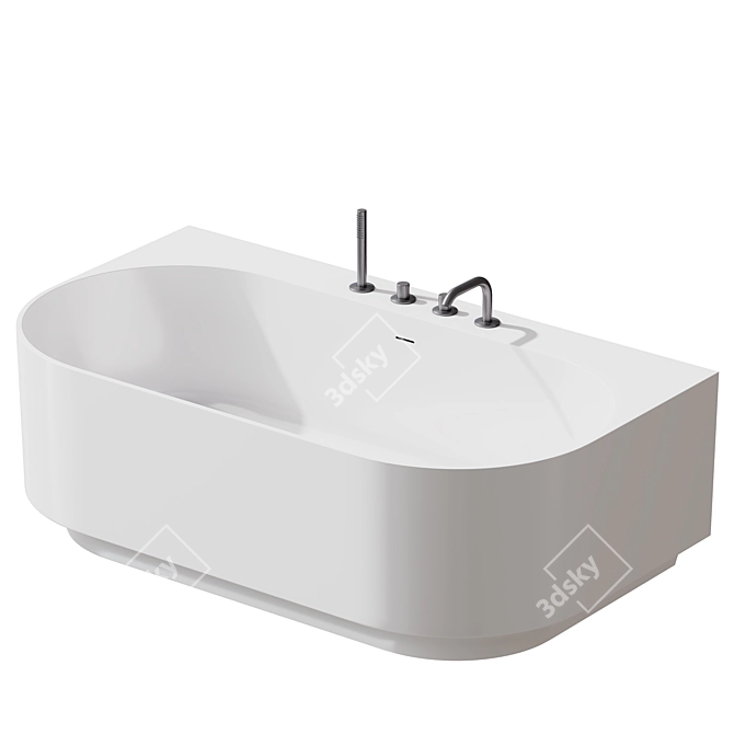 Modern Arc160 Inbani Bathtub 3D model image 2