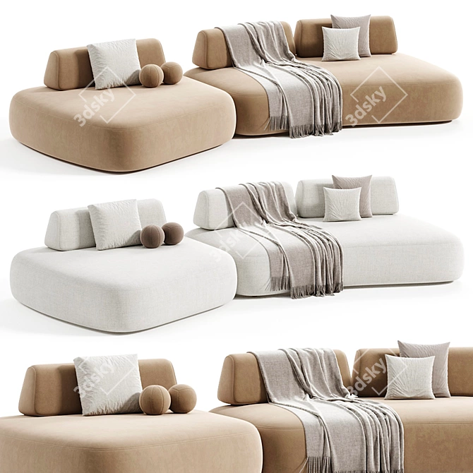 Luxury Residenza Sofa Eichholtz 3D model image 3