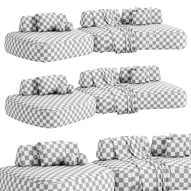 Luxury Residenza Sofa Eichholtz 3D model image 4
