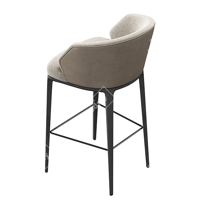 Ergo Bar Stool Konyshev 3D model image 4