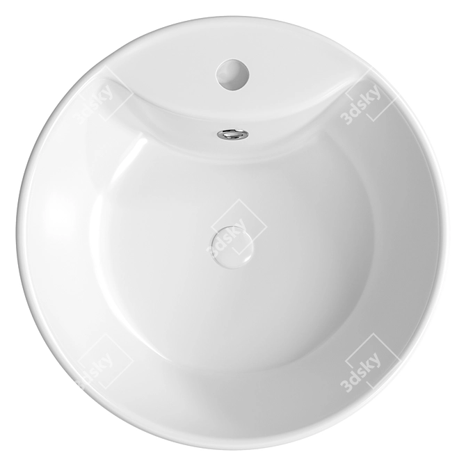 Modern White Abber Bequem Sink 3D model image 3
