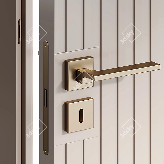 Venus Freesawn Doors by Academy 3D model image 2