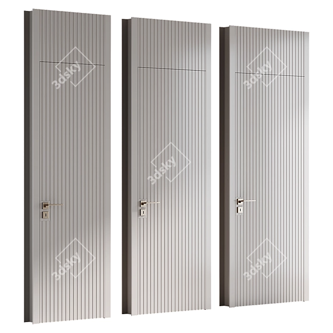 Venus Freesawn Doors by Academy 3D model image 4