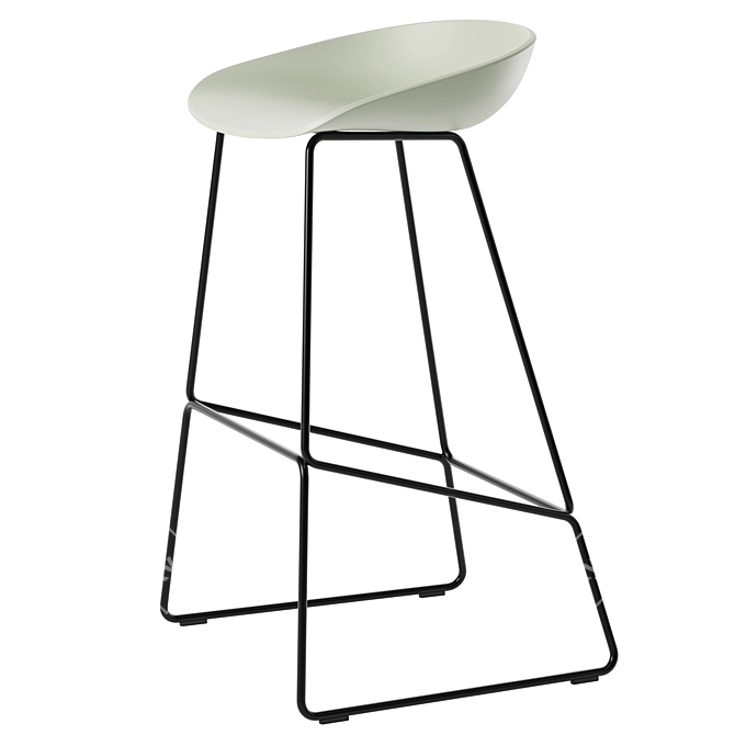 Modern Bar Stool Hay AAS38 3D model image 4