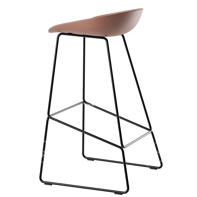 Modern Bar Stool Hay AAS38 3D model image 6