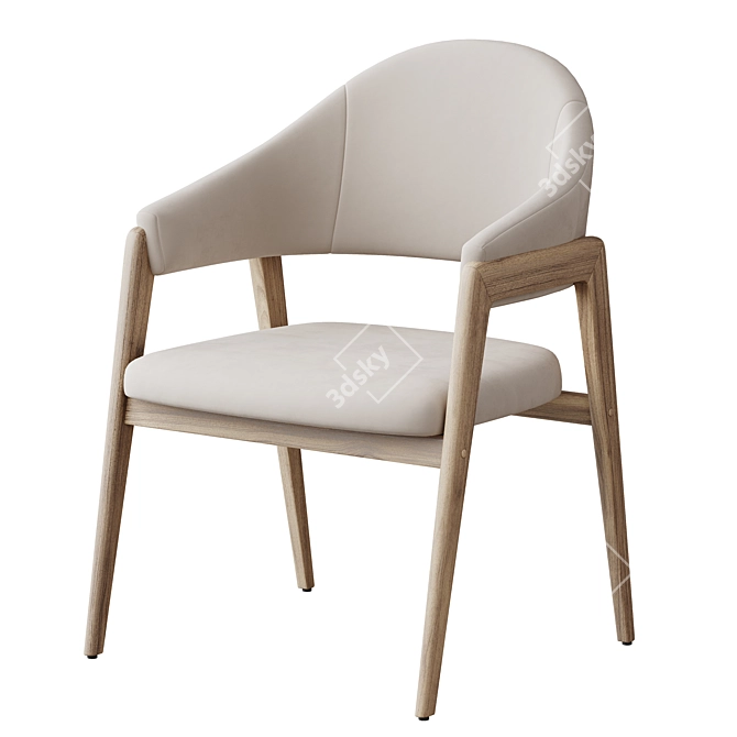 3D Brutus Design Chair Model 3D model image 1