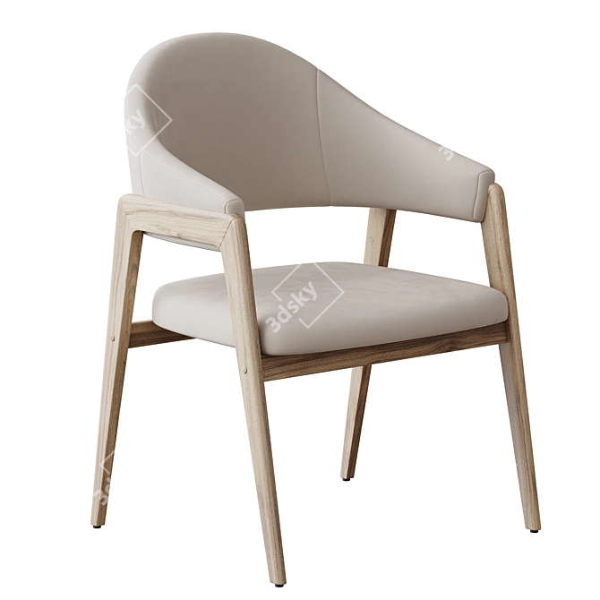 3D Brutus Design Chair Model 3D model image 2