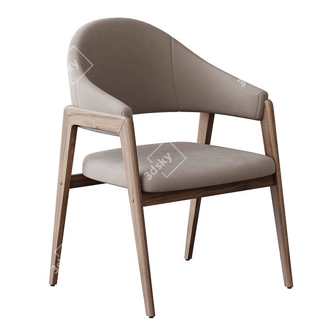 3D Brutus Design Chair Model 3D model image 5