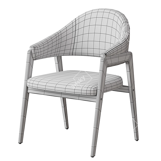 3D Brutus Design Chair Model 3D model image 7