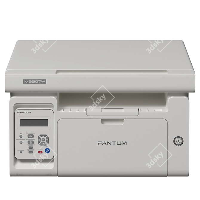 Compact Pantum M6507W Multifunction Printer 3D model image 6