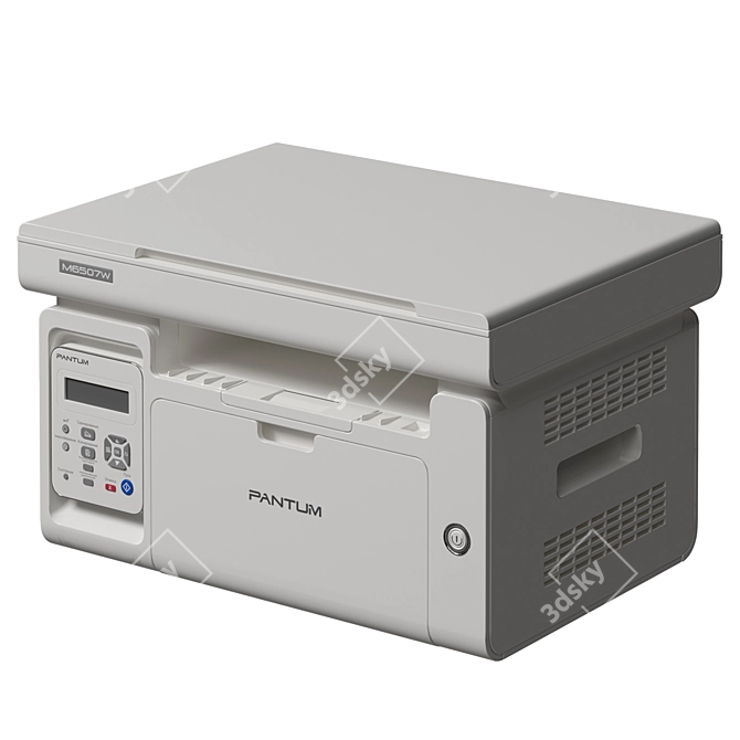 Compact Pantum M6507W Multifunction Printer 3D model image 7