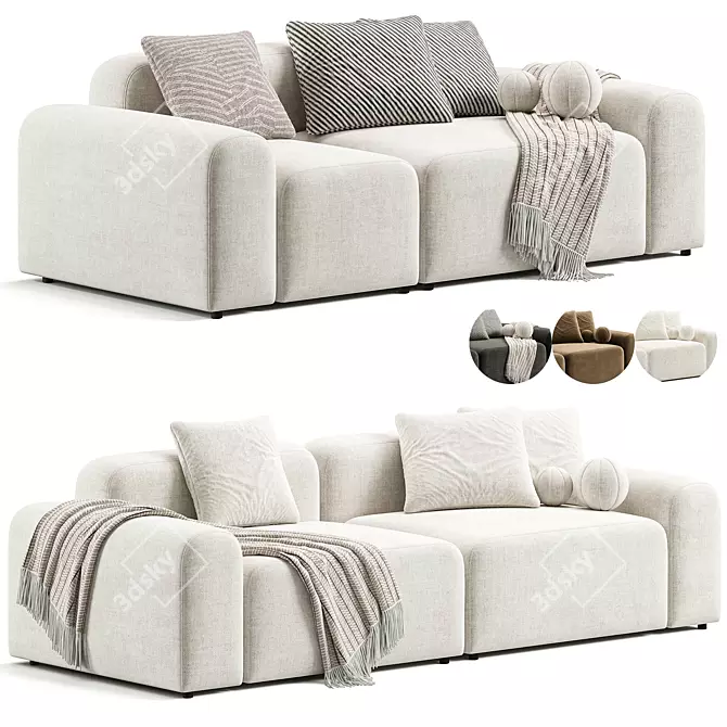 Gum Sofa 2015 3D Model 3D model image 1