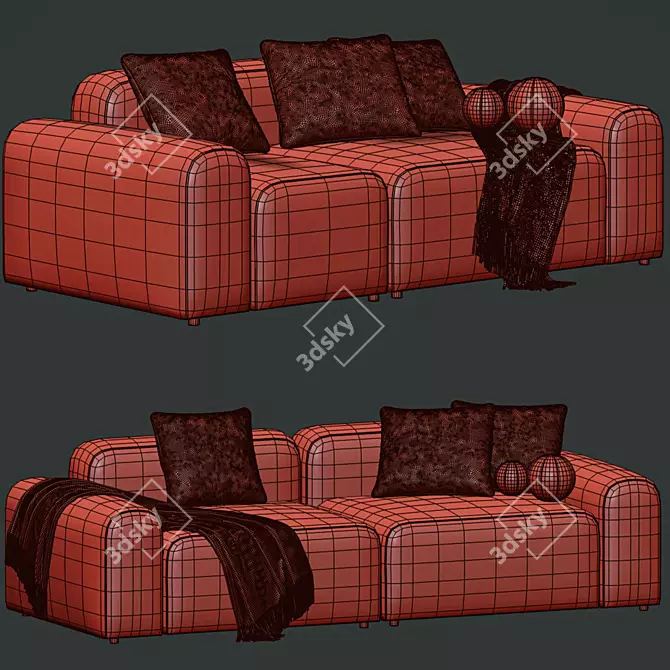 Gum Sofa 2015 3D Model 3D model image 5