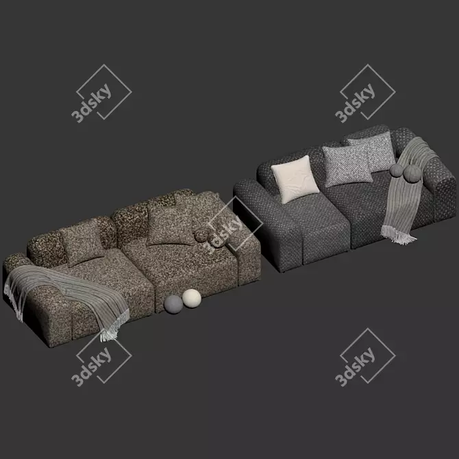 Gum Sofa 2015 3D Model 3D model image 6