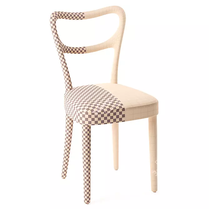 Stylish Noemi Chair Design 3D model image 5