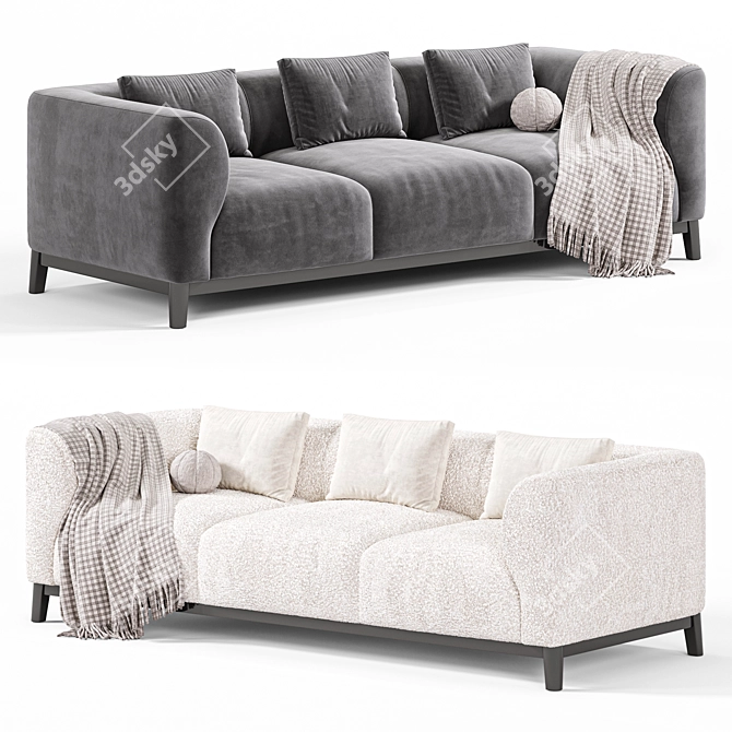 Eichholtz Corso Sofa 3D Model 3D model image 2