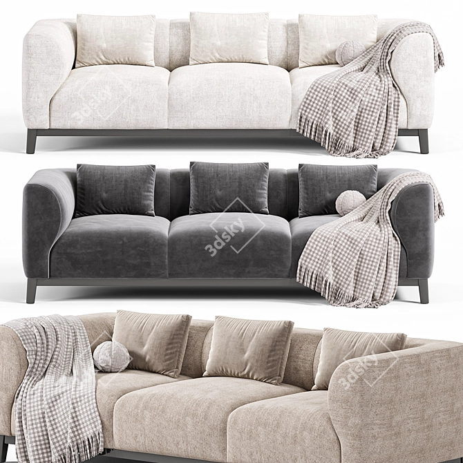 Eichholtz Corso Sofa 3D Model 3D model image 3